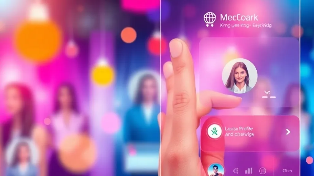 E-commerce shopping interface with abstract user profiles an